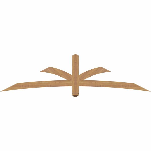 Ekena Millwork Davenport Timber Gable Bracket, Western Red Cedar, 84"W x 21"H x 3 1/2"D x 3 1/2"F, 6/12 Pitch GBW084X21X0404DAV00SWR - main